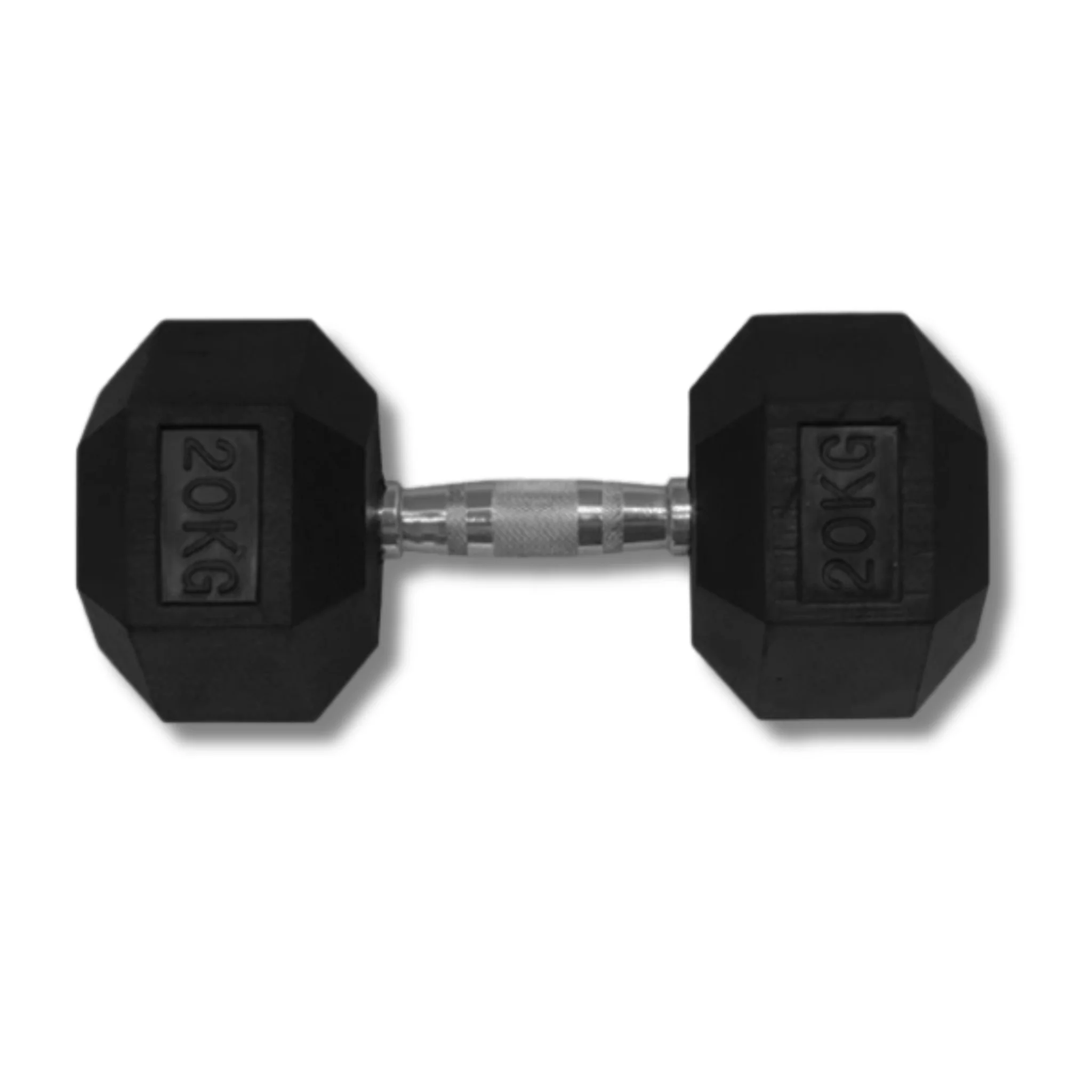 20KG HEX DUMBBELL - RUBBER COATED